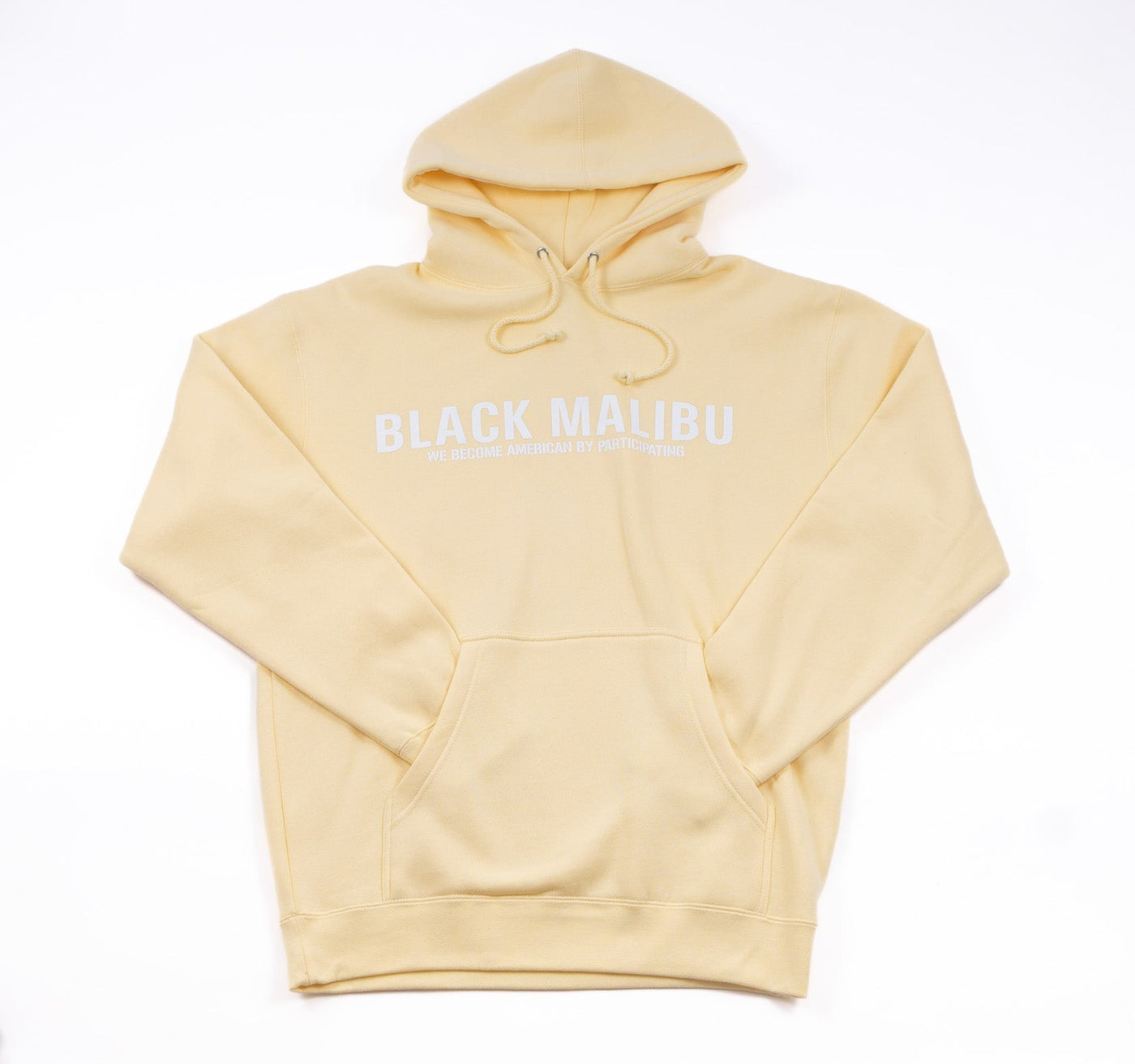 Black Malibu Pastel Hoodie - Cotton Candy Pink